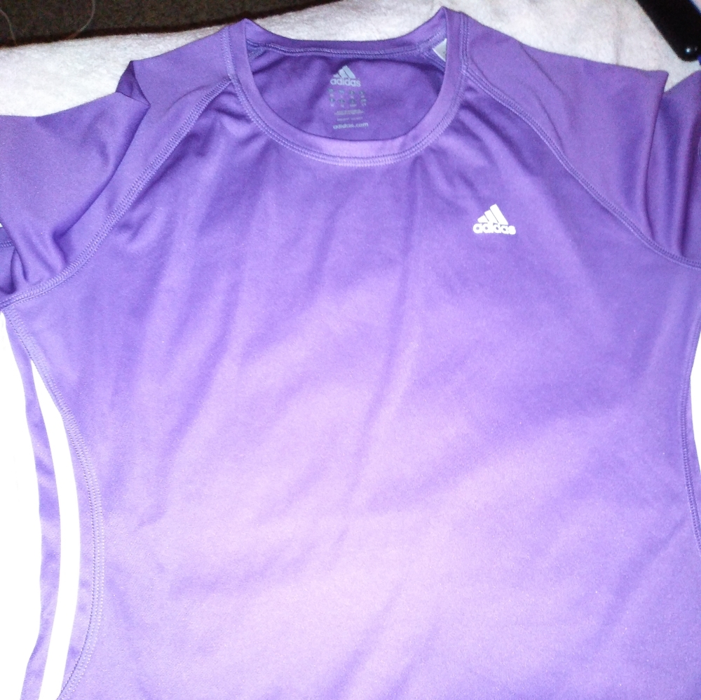 A Adidas purple shirt